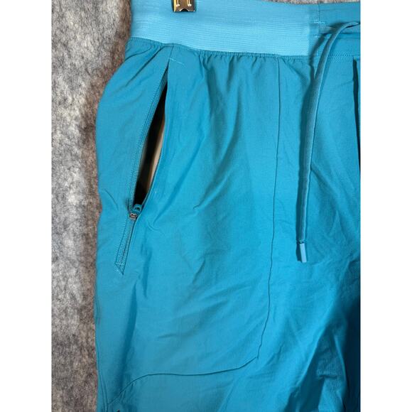 Lululemon Mens License To Train Medium Linerless Athletic Blue Zip Pocket Short - Picture 2 of 9